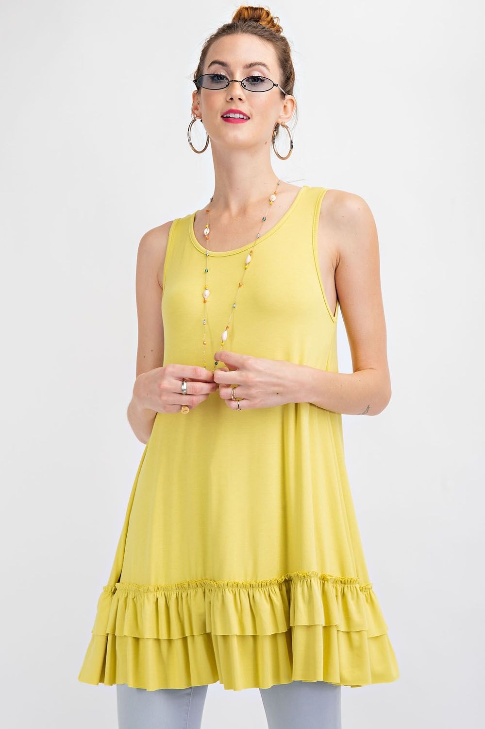 Ruffles Yellow Top